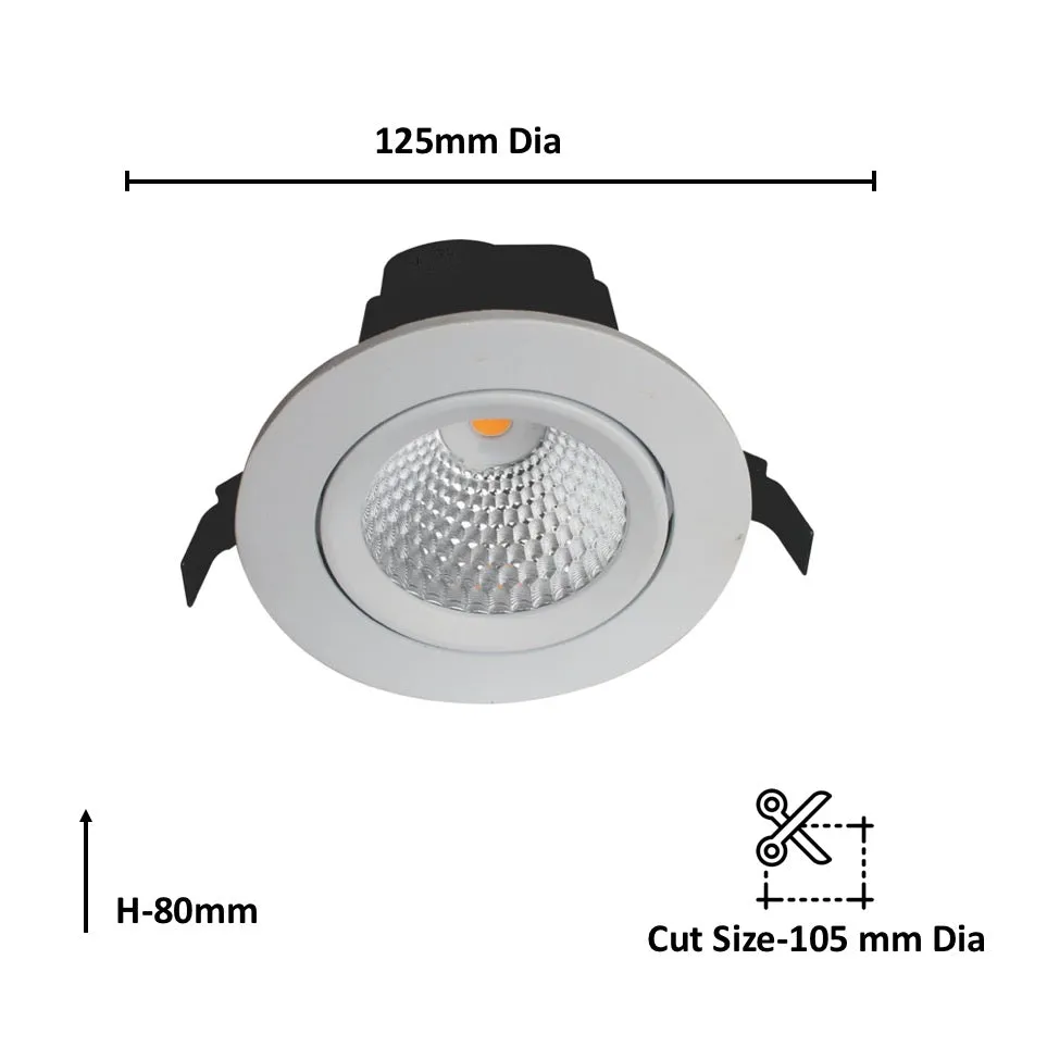 25w Cob Concealed Downlight 1907
