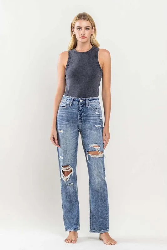 90'S Vintage Slim Straight Jean