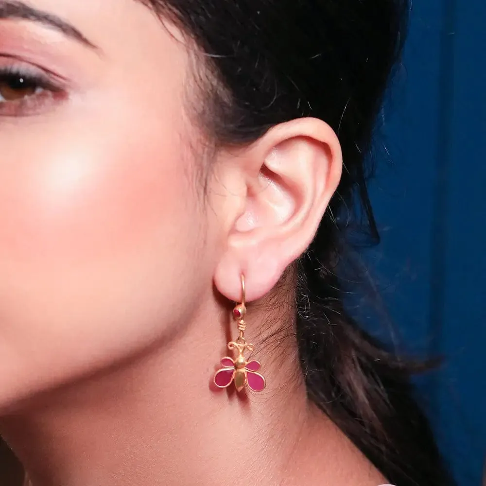 92.5 Silver Butterfly Earring