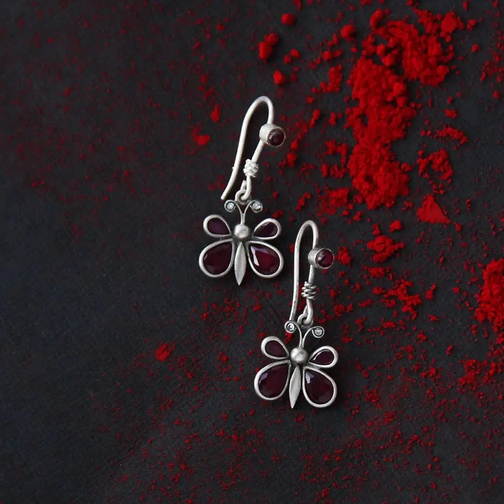 92.5 Silver Butterfly Earring