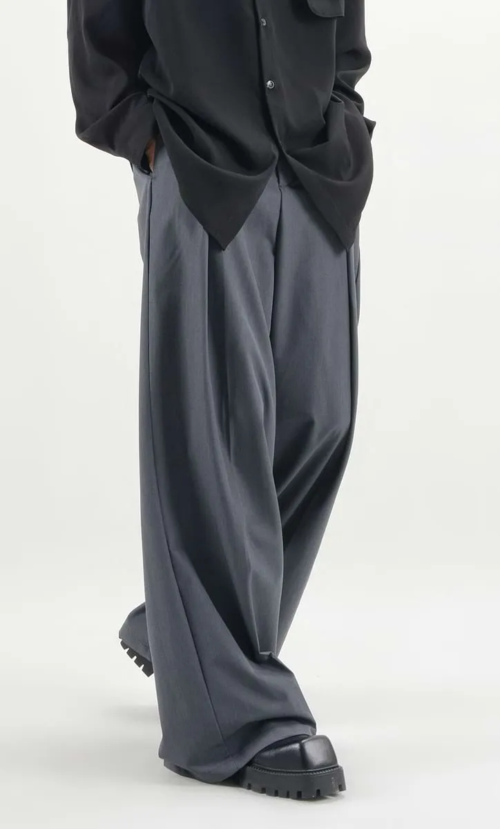 Adjustable Waist Pleated Pants