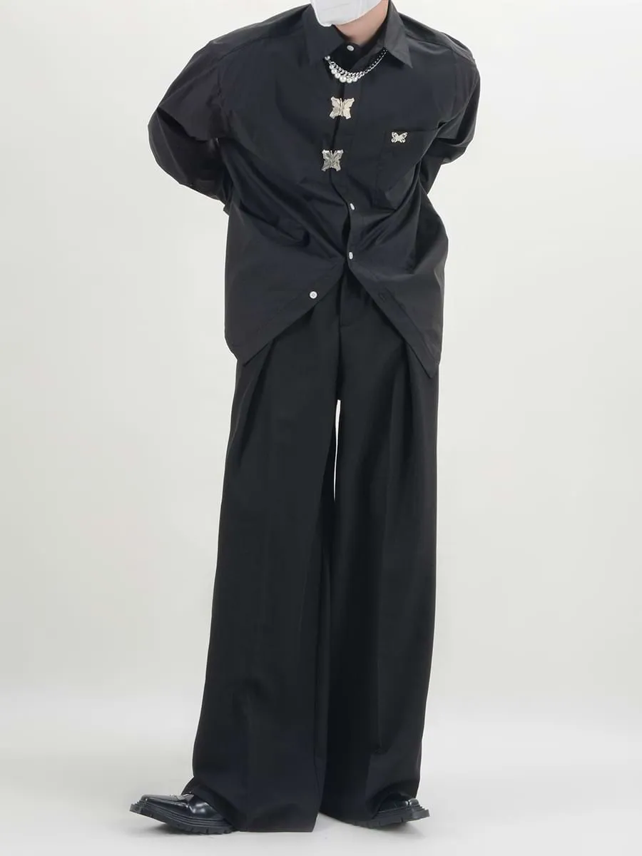 Adjustable Waist Pleated Pants