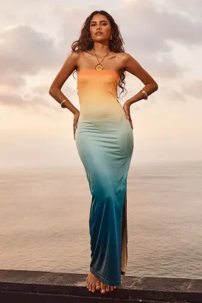 ALEO MIDI DRESS - PINA COLADA