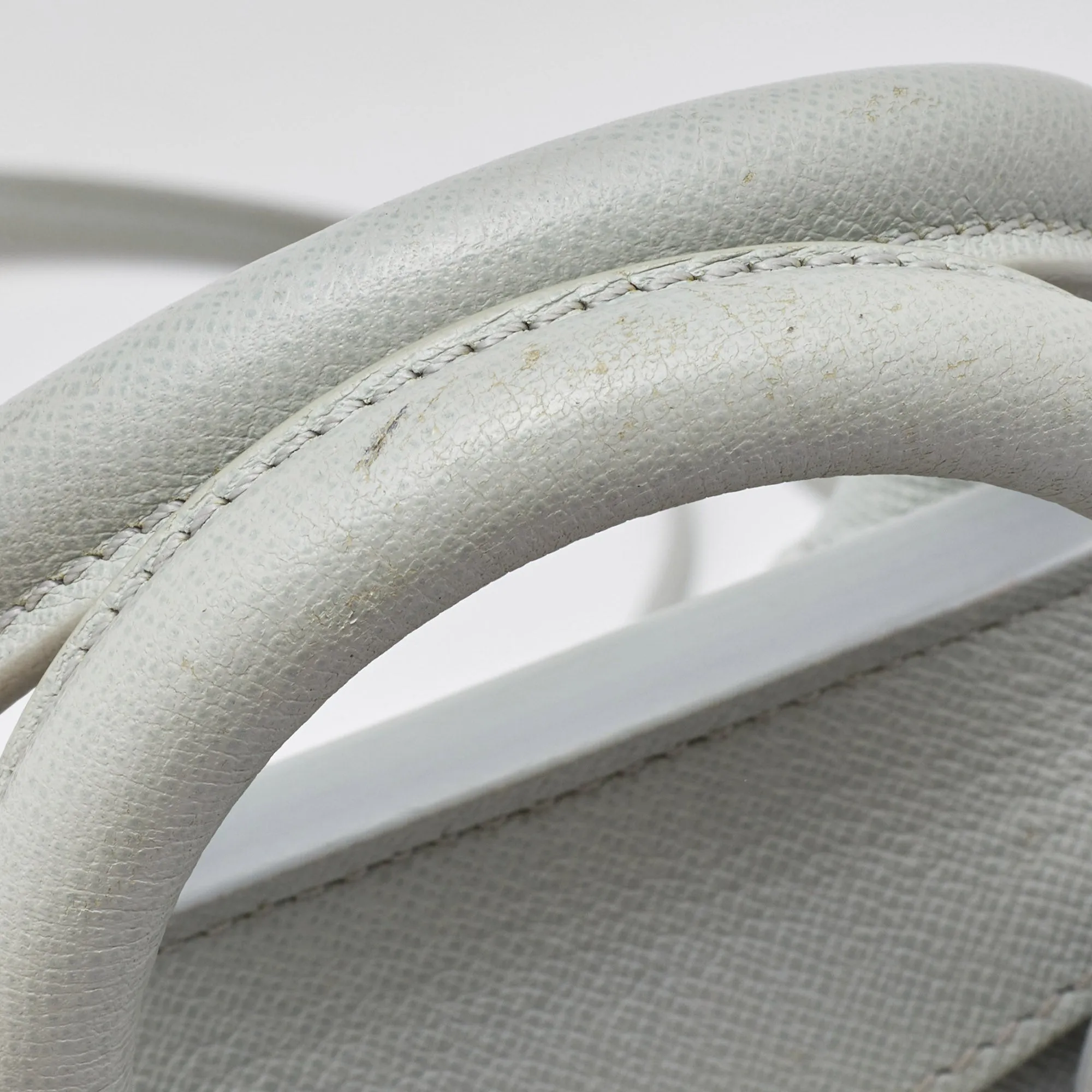 ALEXANDER MCQUEEN Grey Leather Mini Heroine Bag