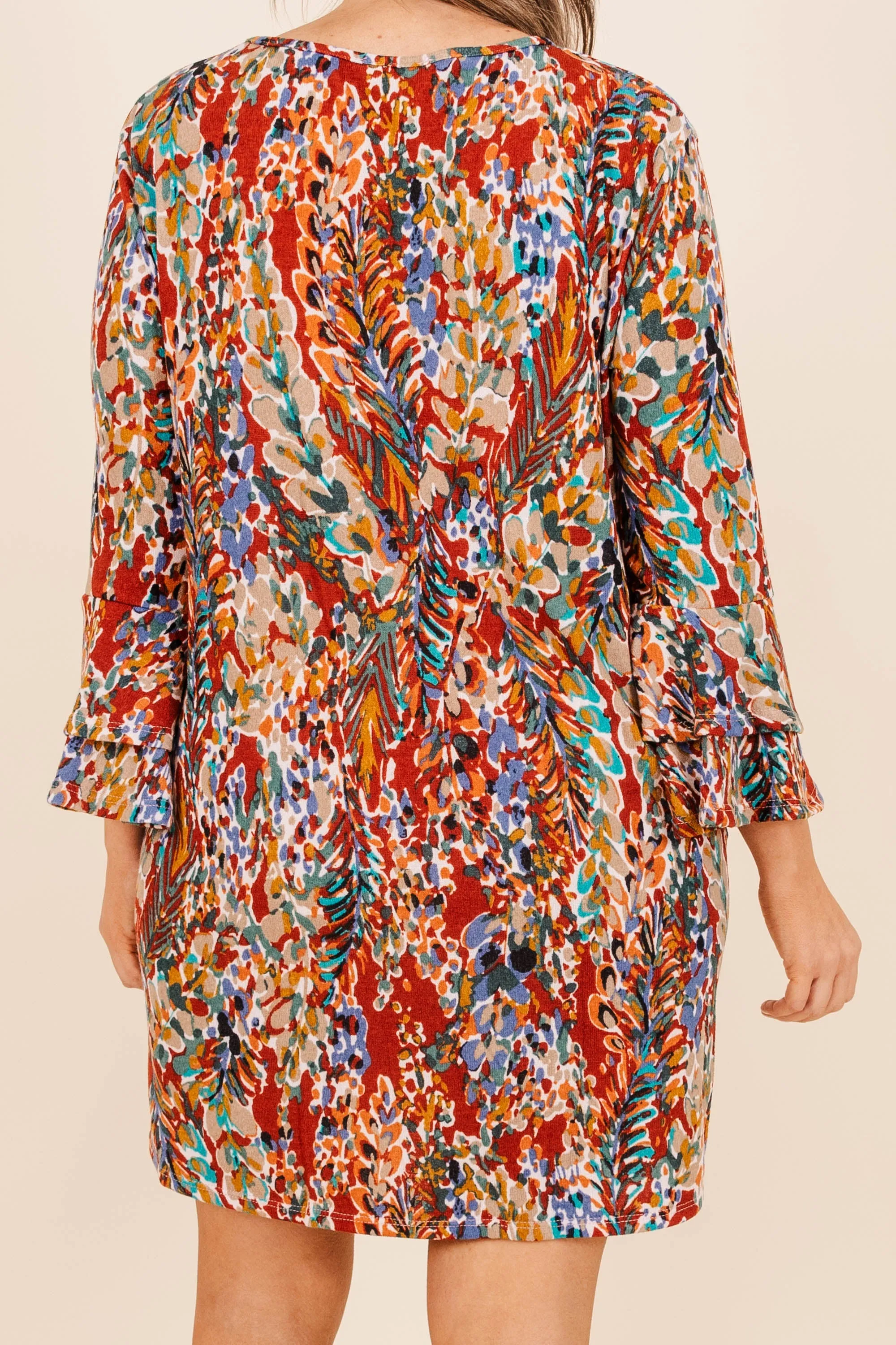 All In One Dress, Marsala