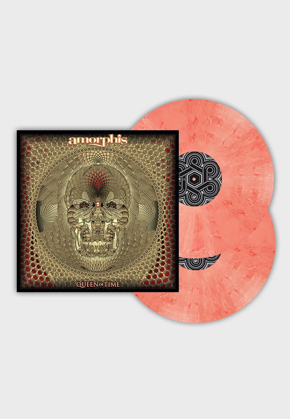 Amorphis - Queen Of Time Ltd. Red/White - Marbled 2 Vinyl