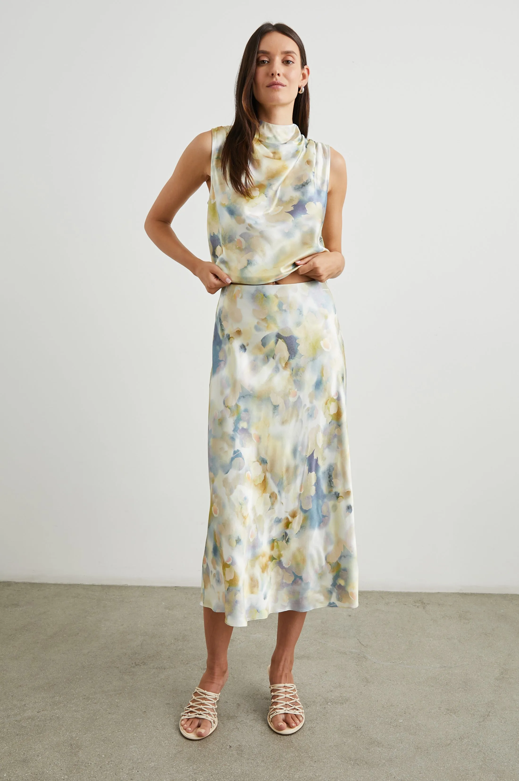 ANYA SKIRT - DIFFUSED BLOSSOM