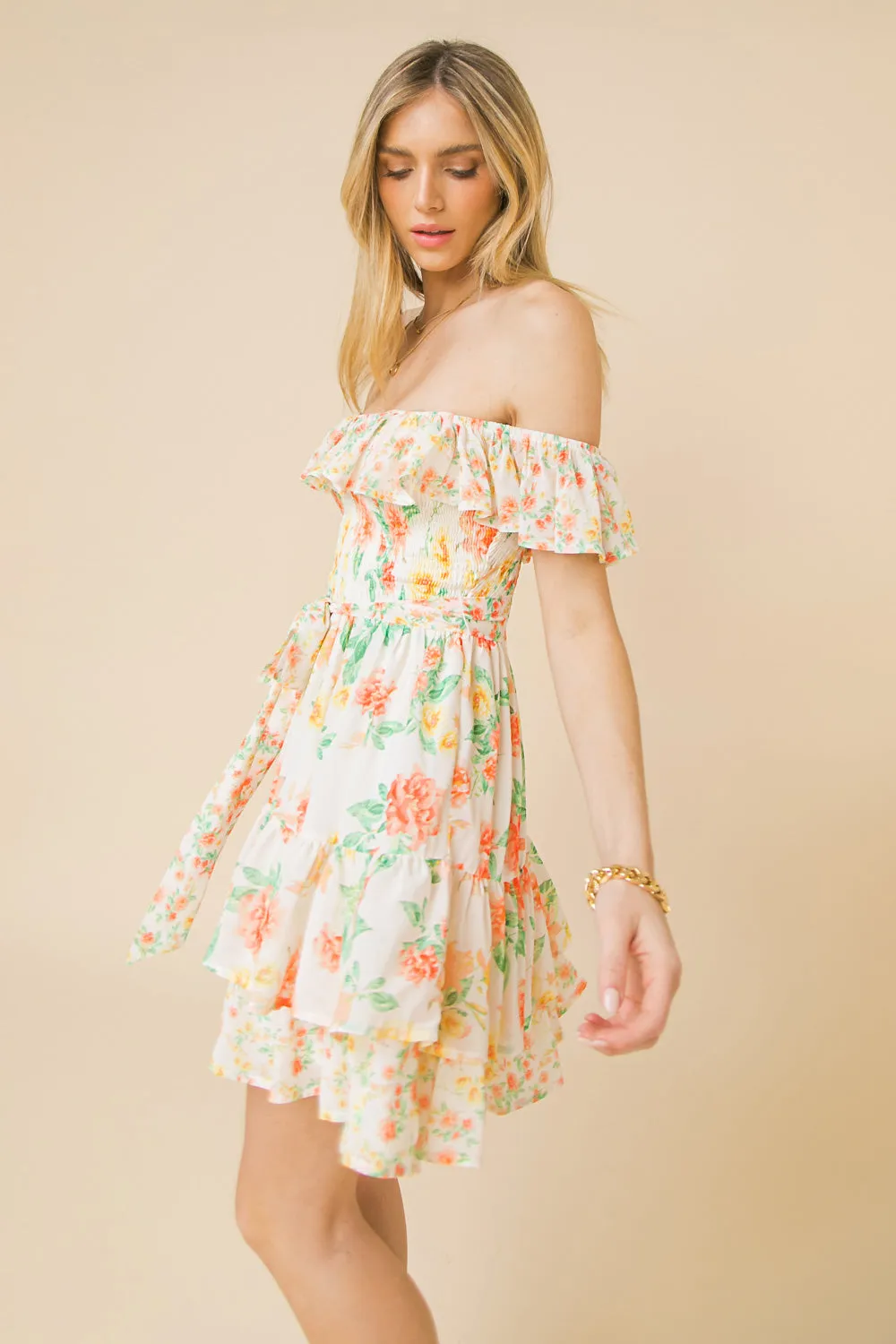 BASICALLY CUTE WOVEN MINI DRESS