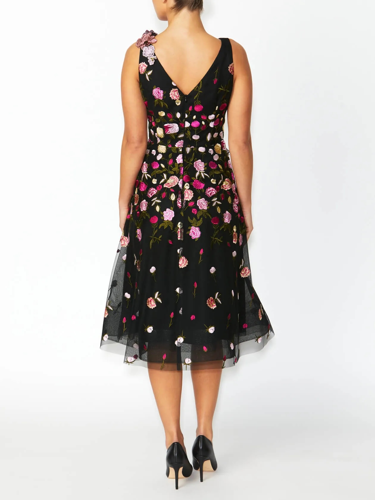 Belle Floral A-Line Dress