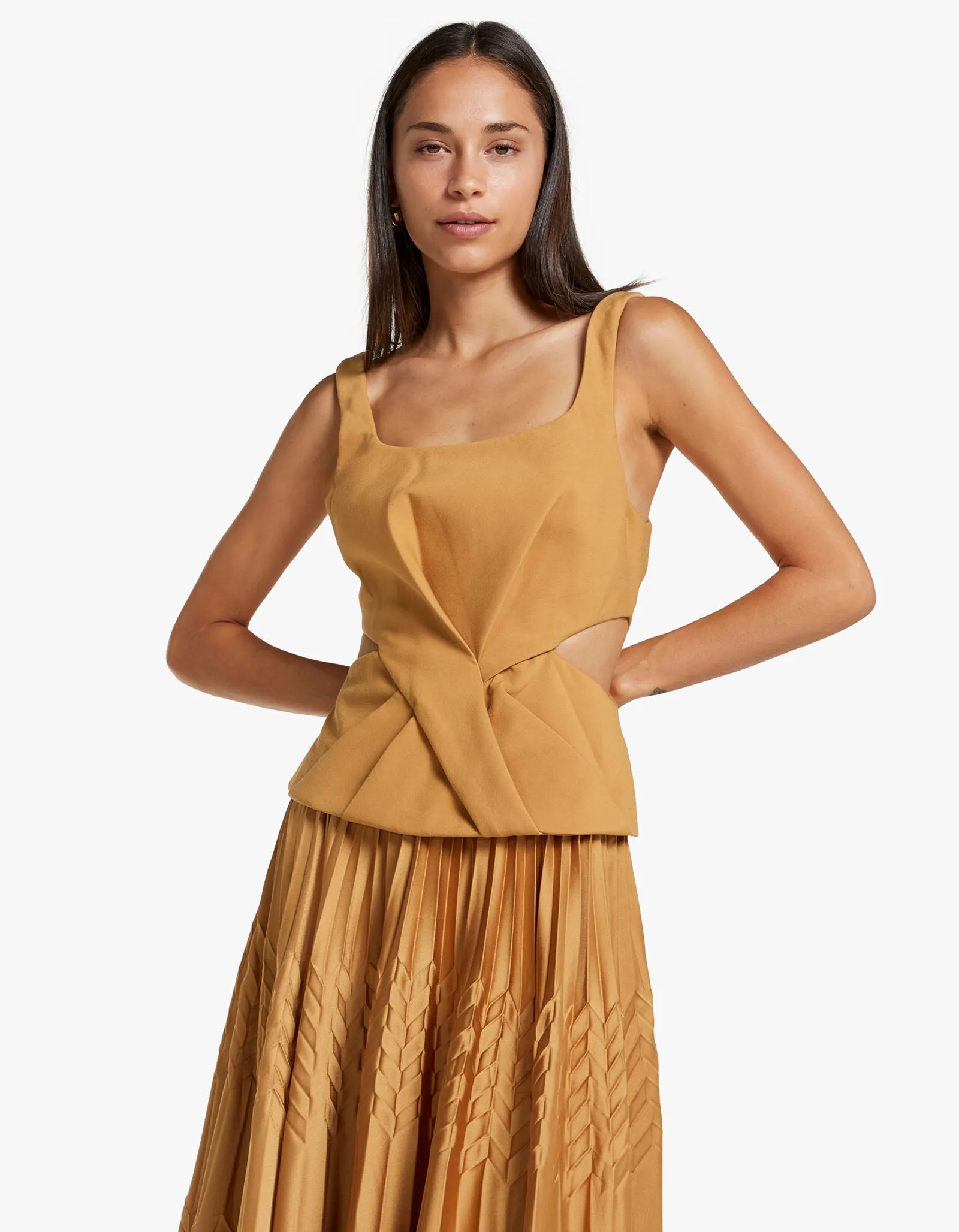 Chester Dress - Caramel