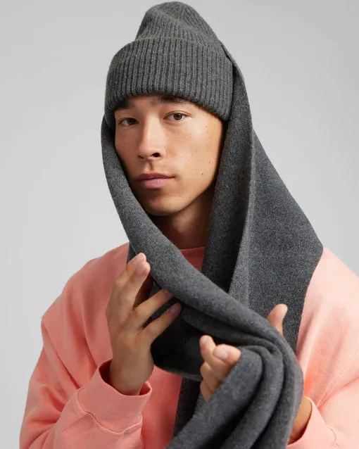 Colorful Standard Merino Wool Scarf Heather Grey