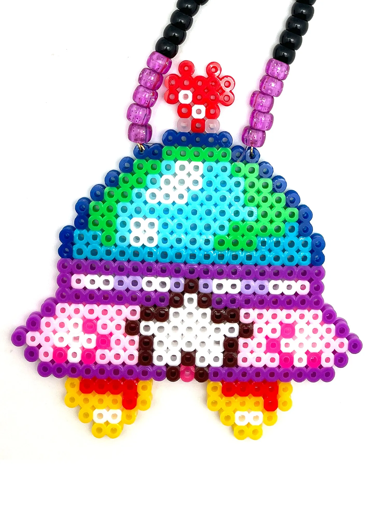 Cosmic Voyage Rave Kandi Necklace