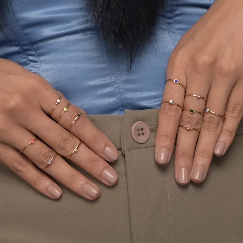 Cute Birthstone Ring