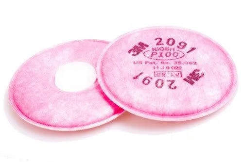 Dust Filters 3M 2091 Pink - 2 Pack