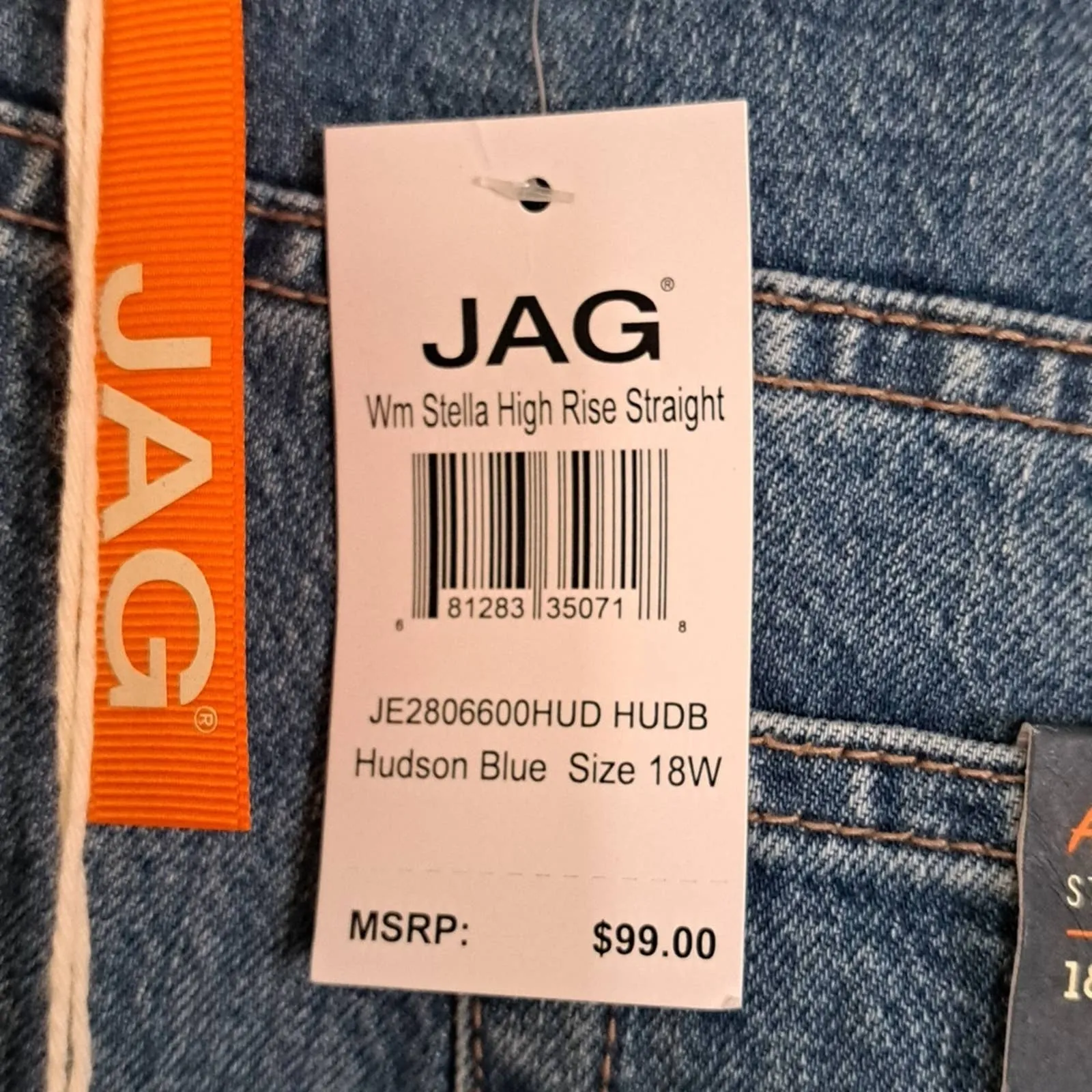 JAG Jeans Stella High Rise Straight Leg Jeans