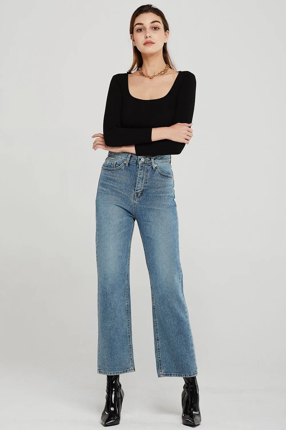 Jane Straight Leg Jeans