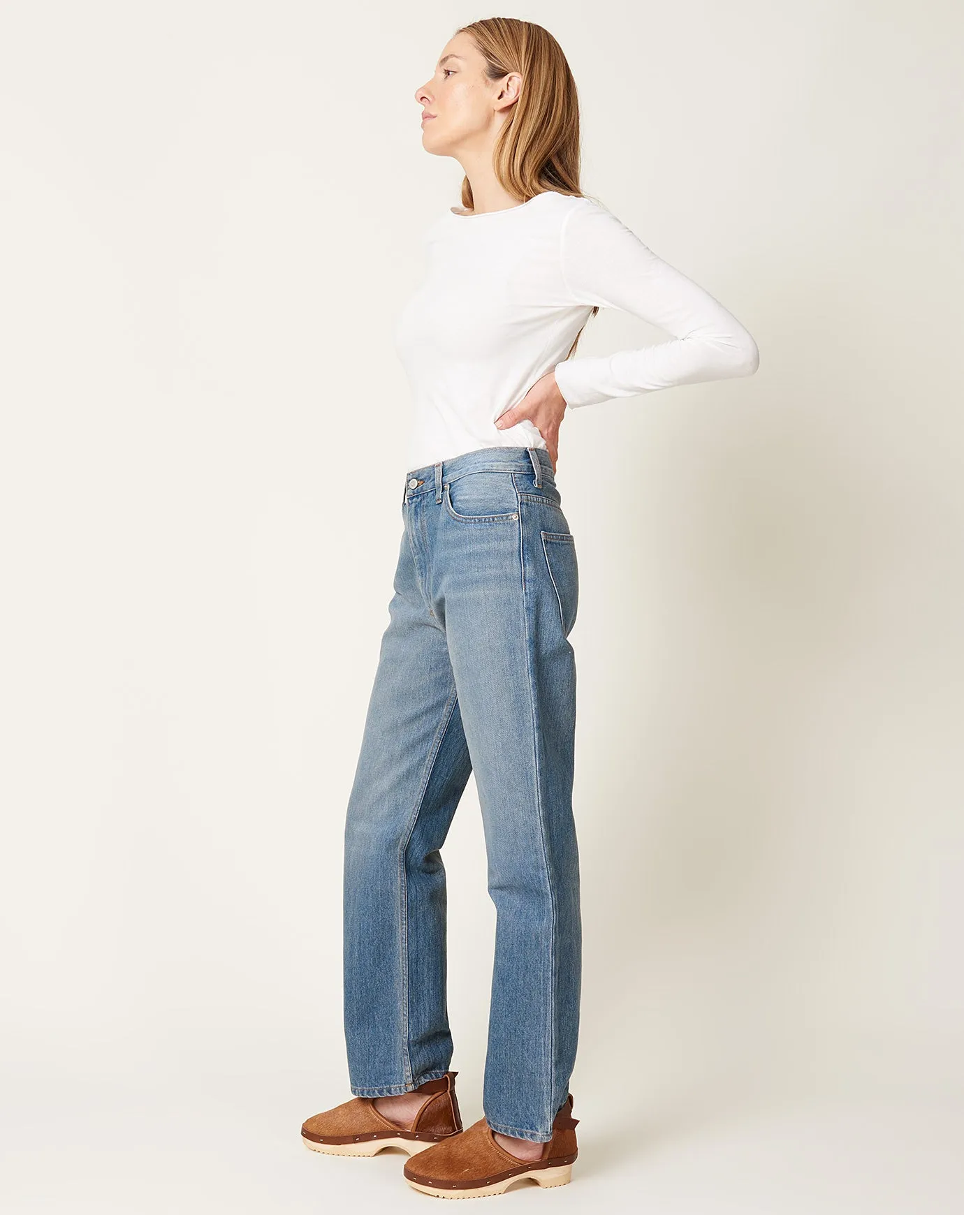 Joni Jean in Washed 70s Denim