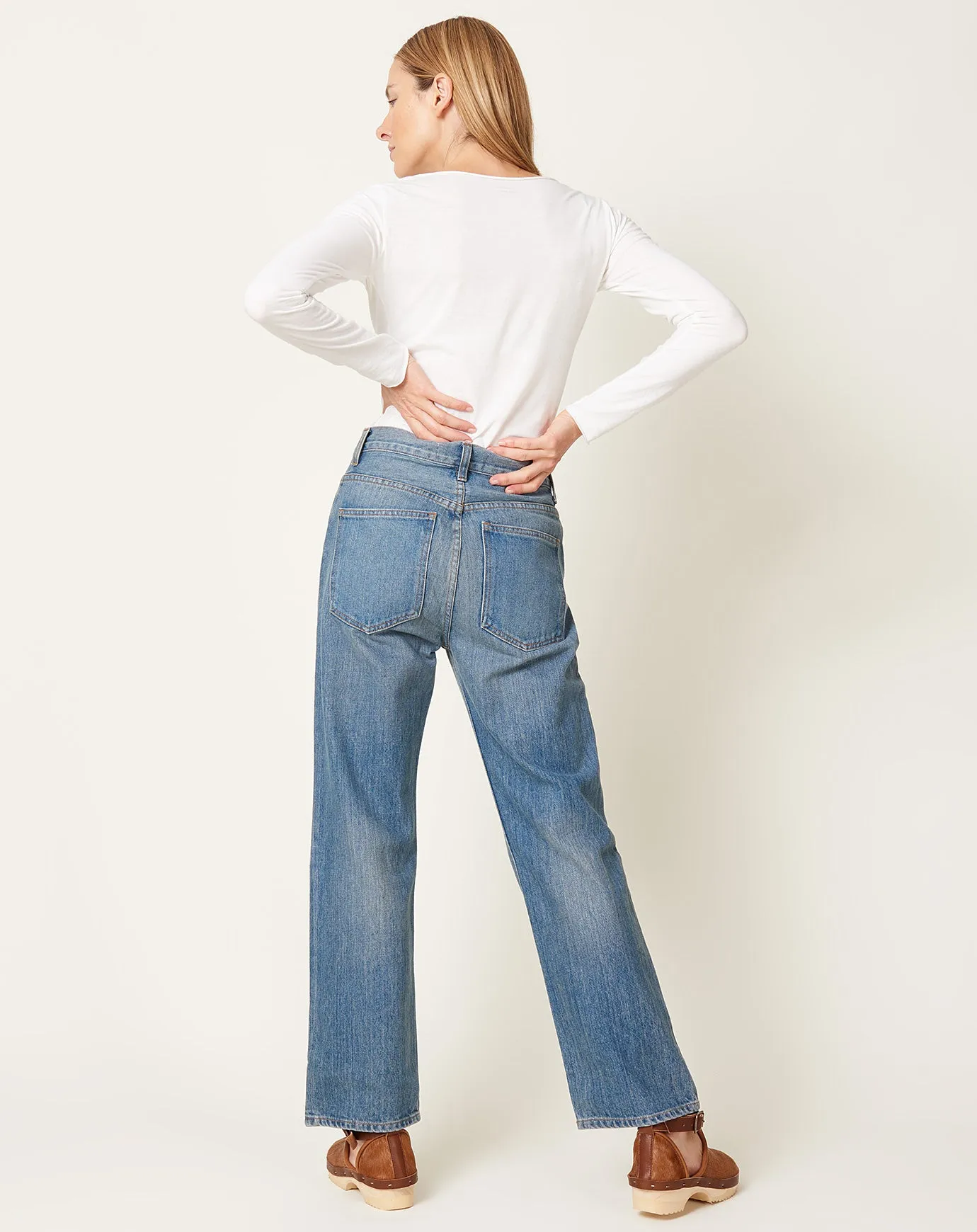 Joni Jean in Washed 70s Denim