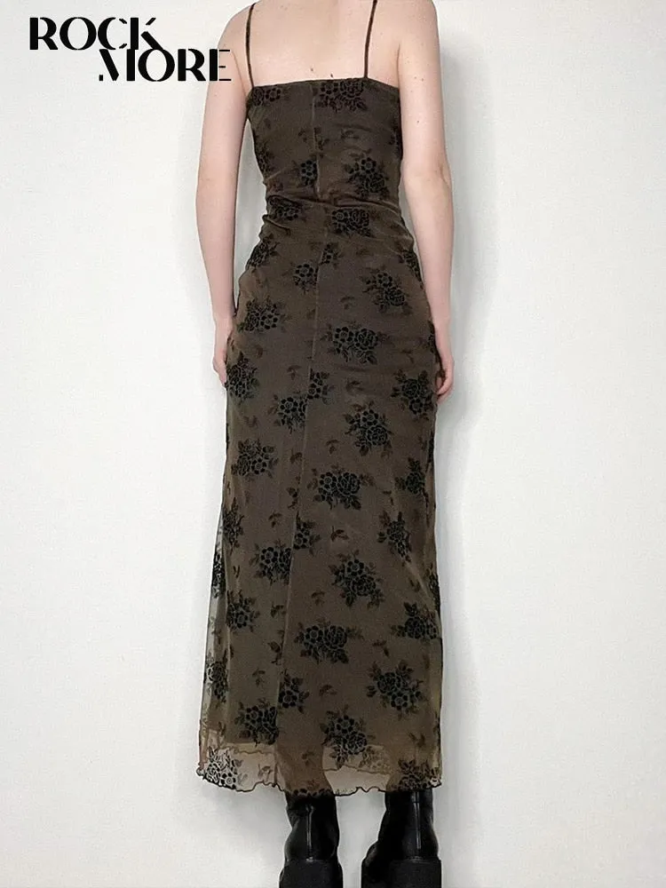 'Last Stand' Black Mesh Grunge Dress