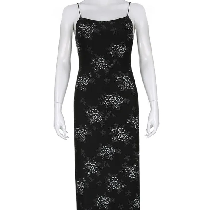 'Last Stand' Black Mesh Grunge Dress