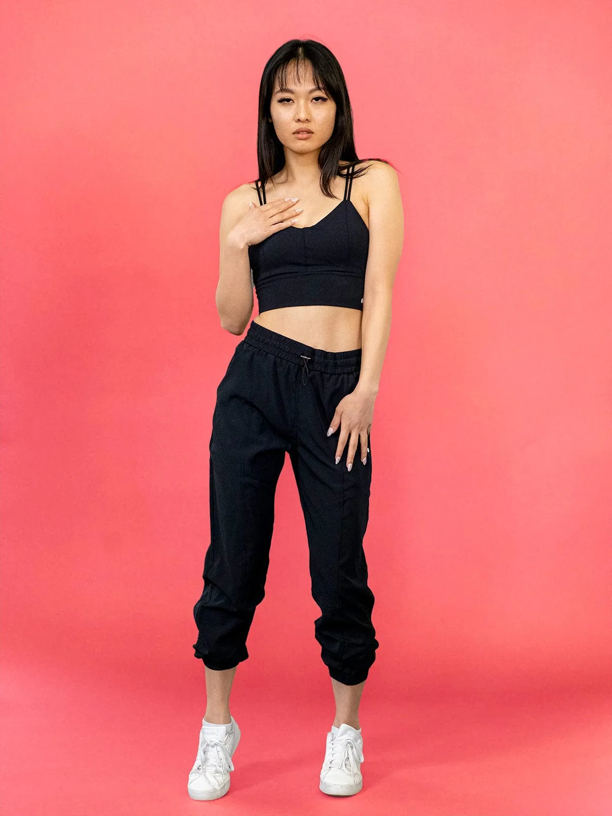 Miami Crop Bra - Black