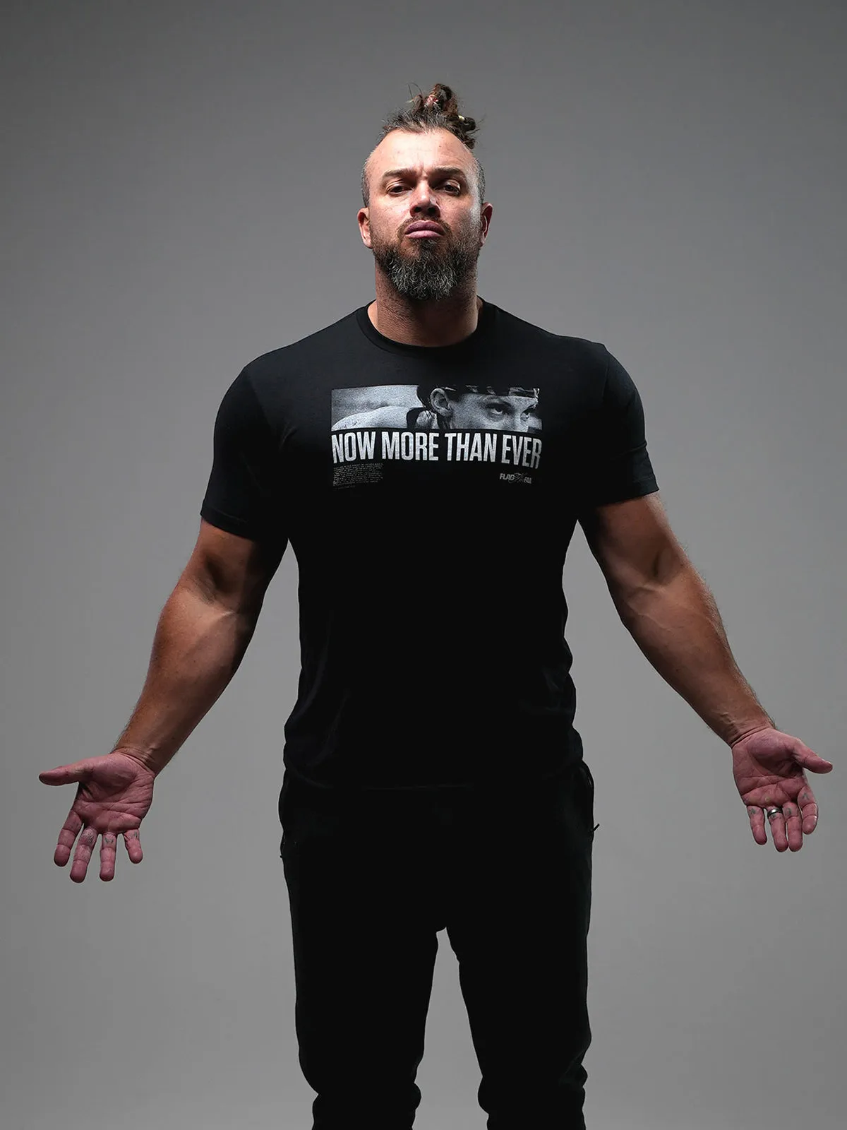 NOW MORE THAN EVER TEE - BLACK