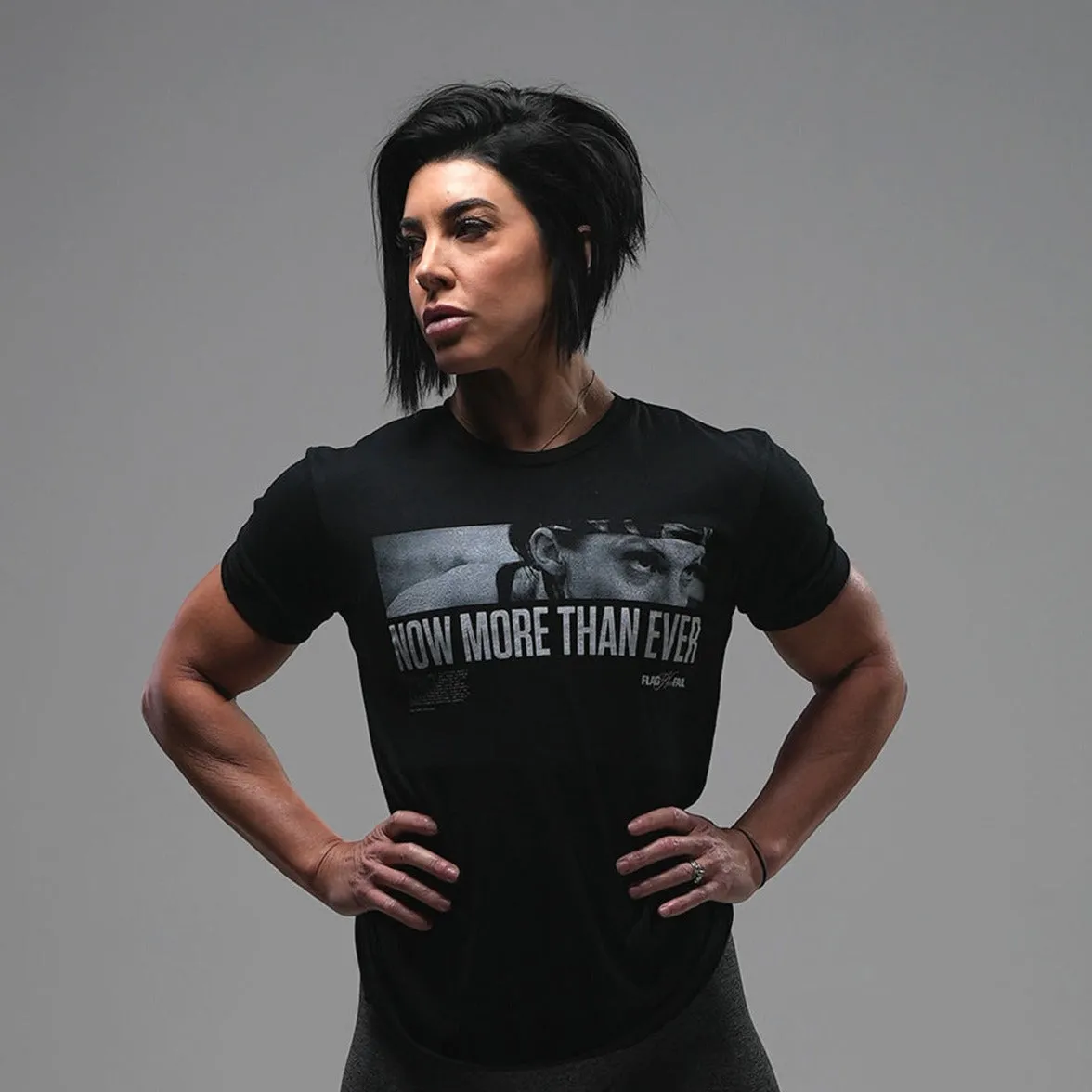 NOW MORE THAN EVER TEE - BLACK