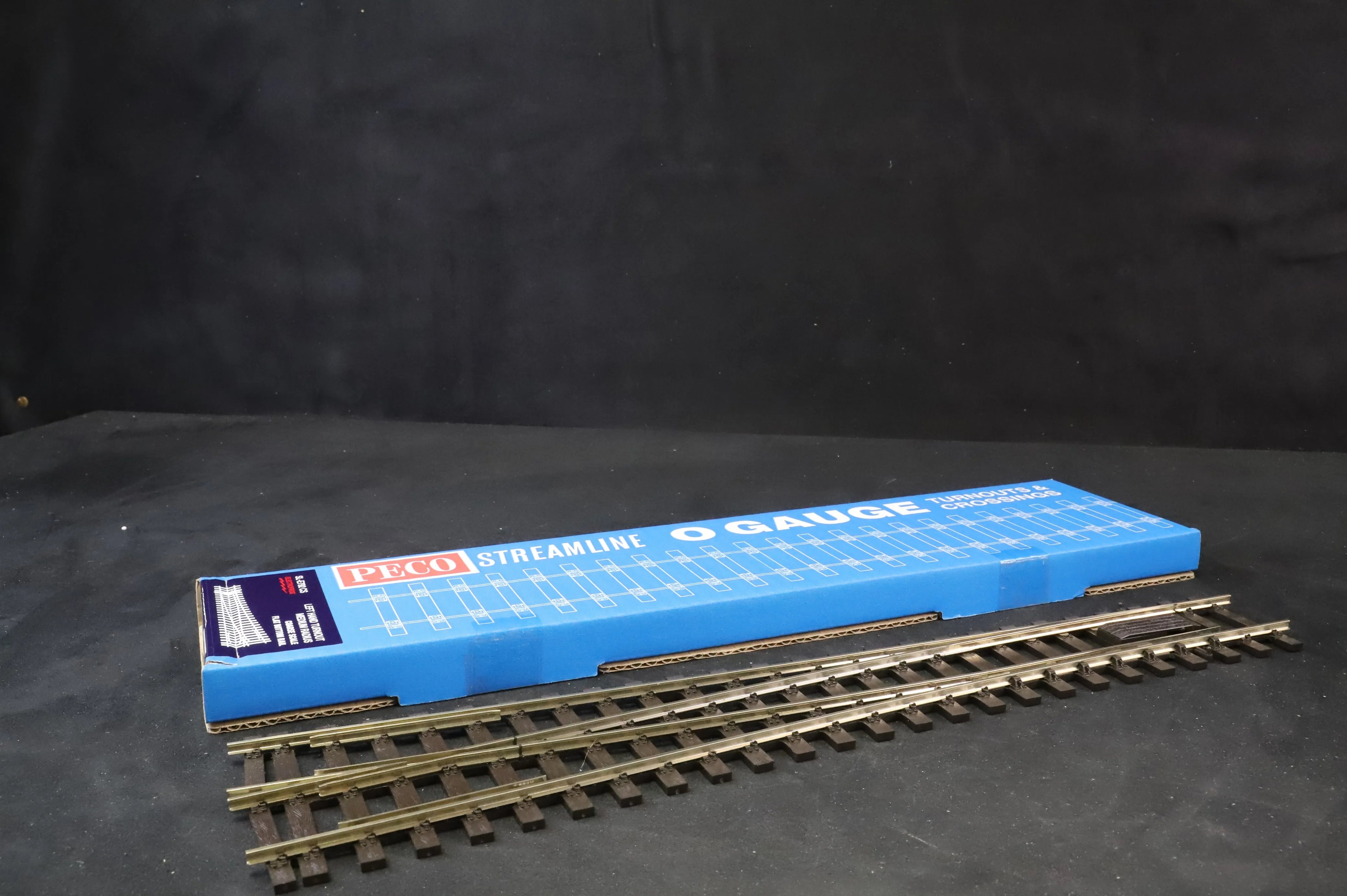 Peco 7mm Finescale O Gauge SL-E791CS (Coarse Scale) Medium Radius Turnout R/H