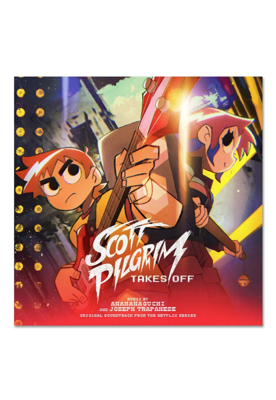 Scott Pilgrim - Scott Pilgrim Takes Off OST (Anamanaguchi) Ltd. Black & White - Colroed 2 Vinyl