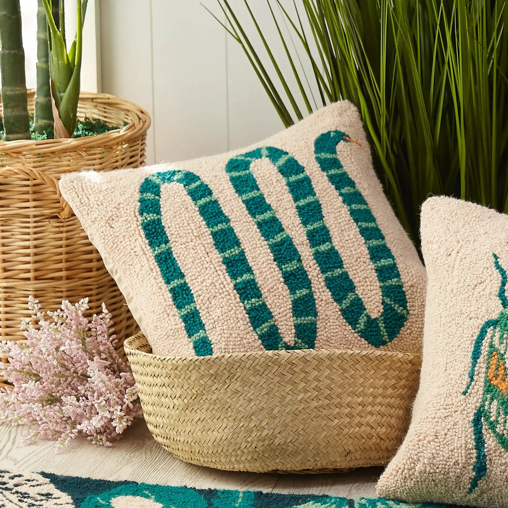 Snake Throw Pillow
