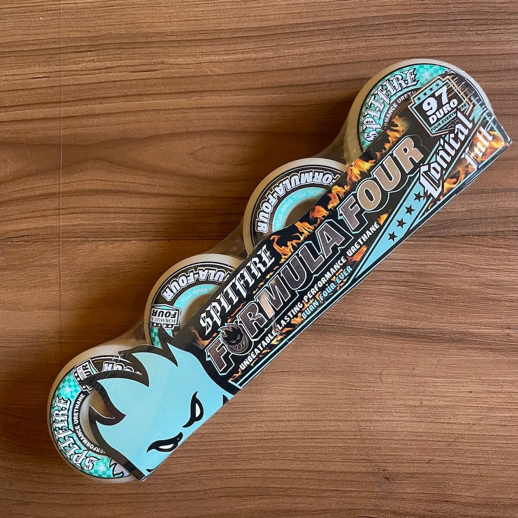 SPITFIRE - Formula Four 54mm/97d Natural Conical Full Skateboard Wheels