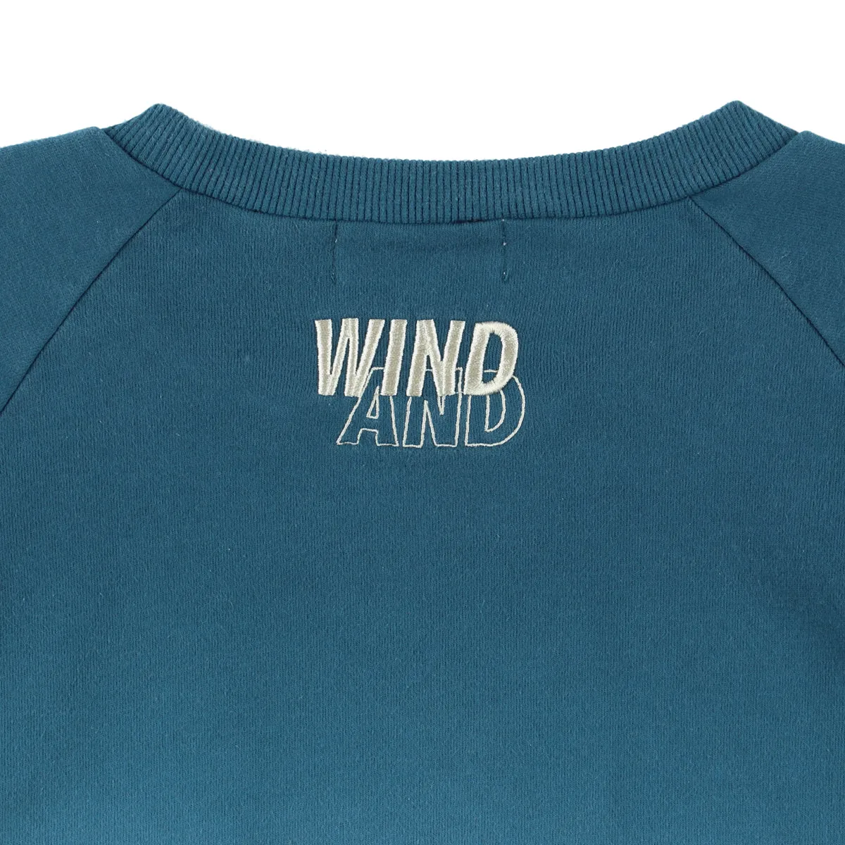 STEP_DYE RAGLAN CREW NECK / NAVY_LEMON