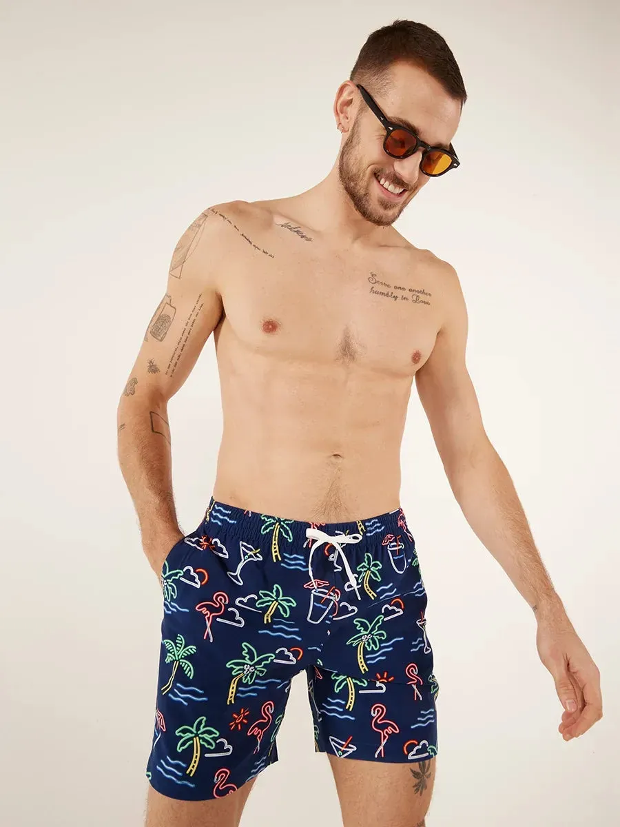 The Neon Lights 7"  (Classic Swim Trunk)