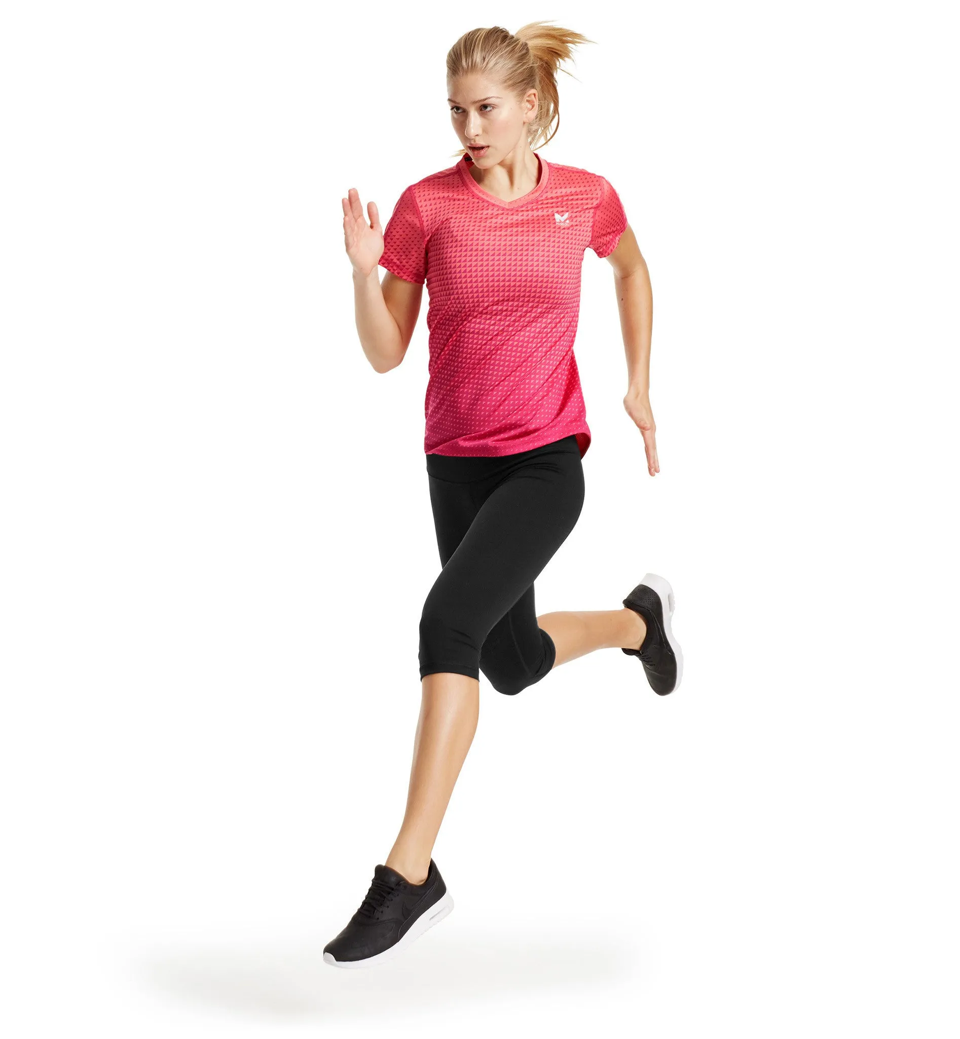 VaporActive Stratus Short Sleeve Running T-Shirt | Beetroot Purple Ombre