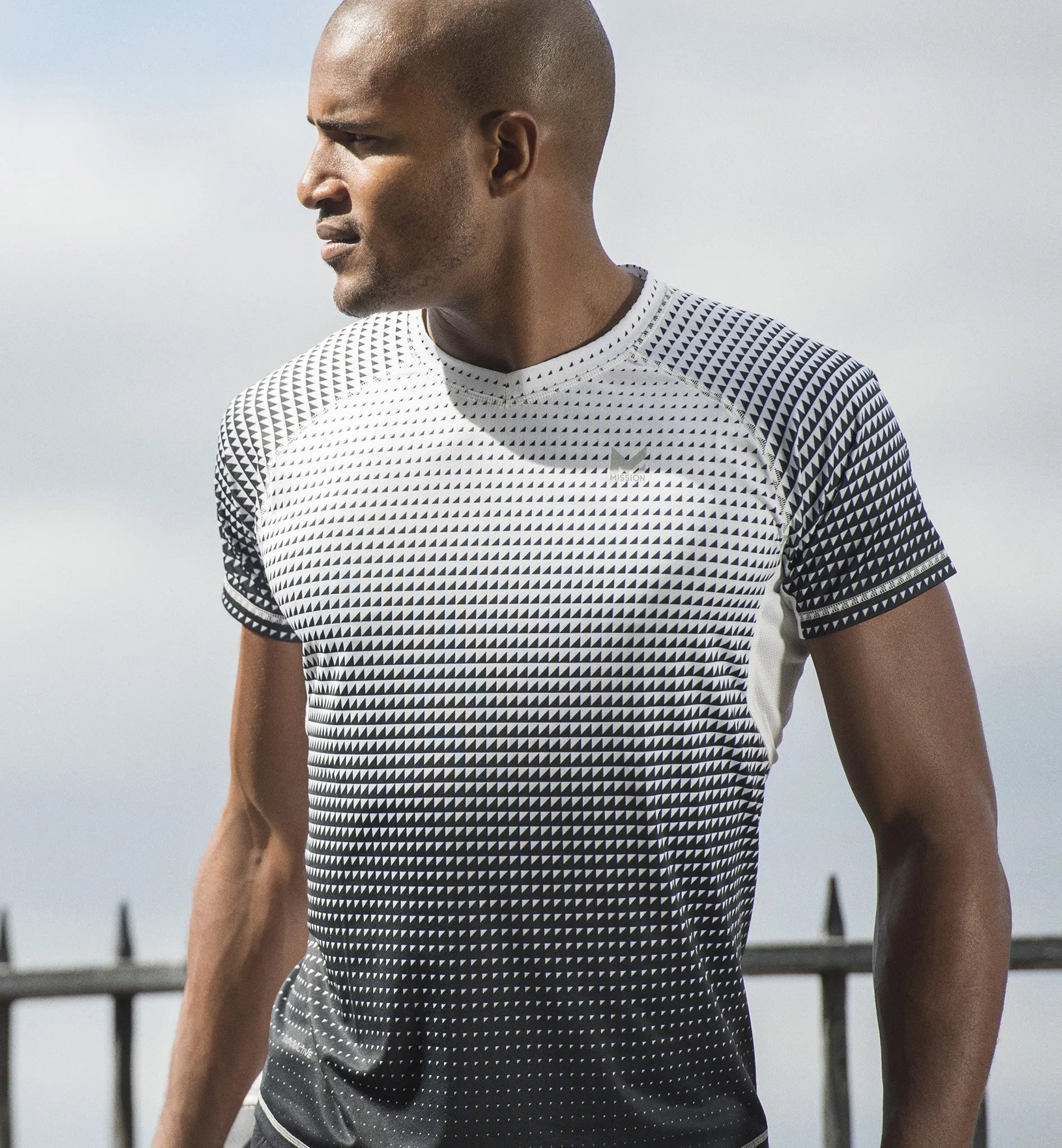 Vaporactive Stratus Short Sleeve Running T-Shirt | Bright White Ombre